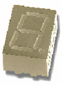 HDSP-563A, Семисегментный светодиодный индикатор серии Slim Font, высота символа 13 мм (0.51")